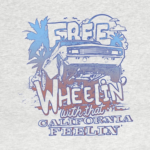 California Wheelie by teepublickalt69